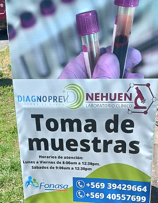 centro de salud en región de Araucania