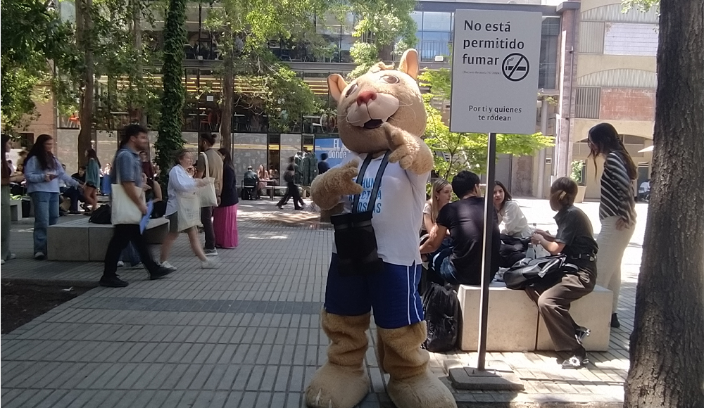 Pangui, actor activo en las campañas UC Libre de Humo