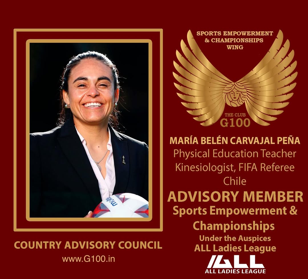 Belén Carvajal recibe reconocimiento de red global de mujeres líderes G100.