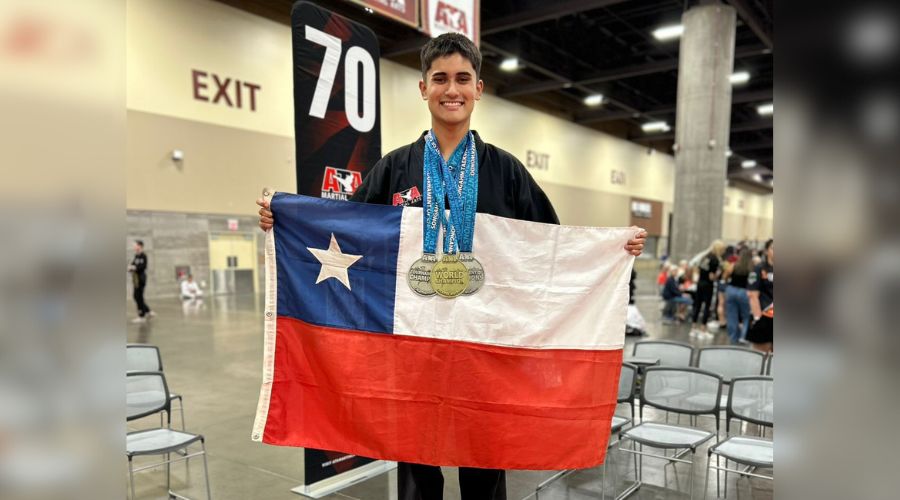 Vicente Flores Taekwondo - Estudiante UC Campeón Mundial de Taekwondo.