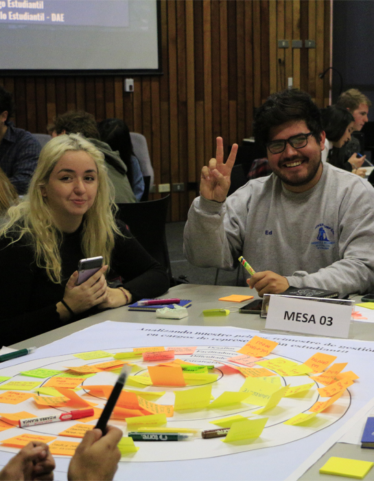 acompañando a representantes estudiantiles - destacada