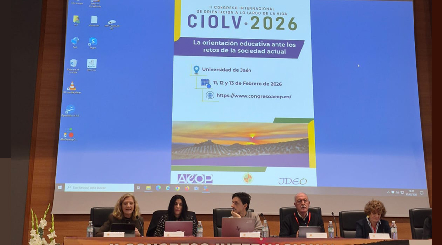 Sofia pasantía en España, congreso en Jaen