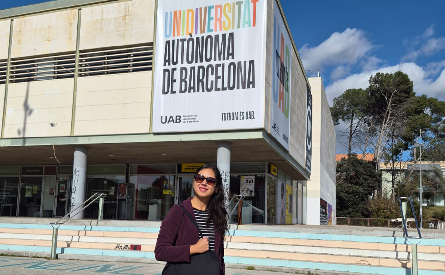 Sofia pasantía en España. U Autonoma de Barcelona